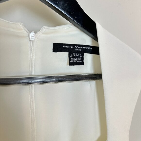 FRENCH CONNECTION Ruth Whisper A-Line Dress in Summer White Size US 2 - Picture 6 of 13